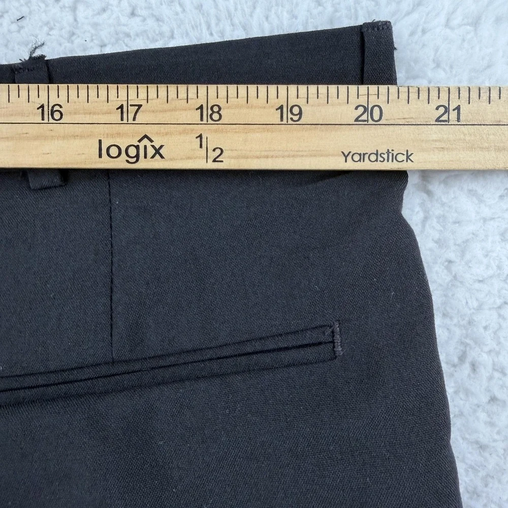 VTG Levis Travelers Dress Pants Mens 42x30 Black Classic Fit Wool Blend Office